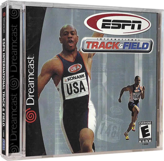 ESPN International Track & Field box art