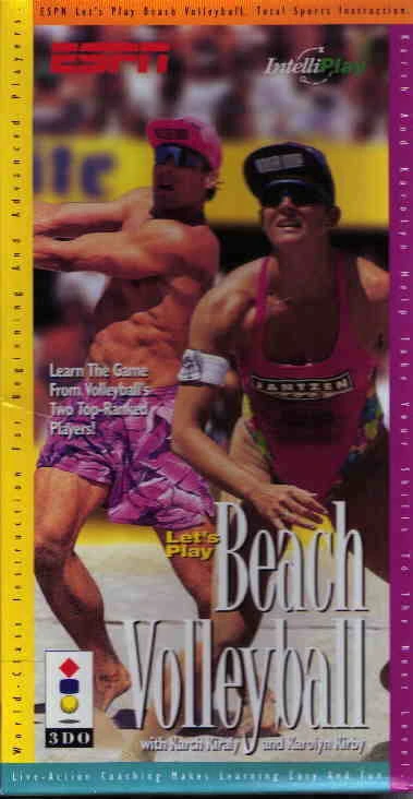 ESPN Let's Play Beach Volleyball box art