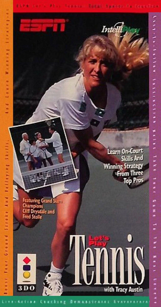 ESPN Let's Play Tennis box art