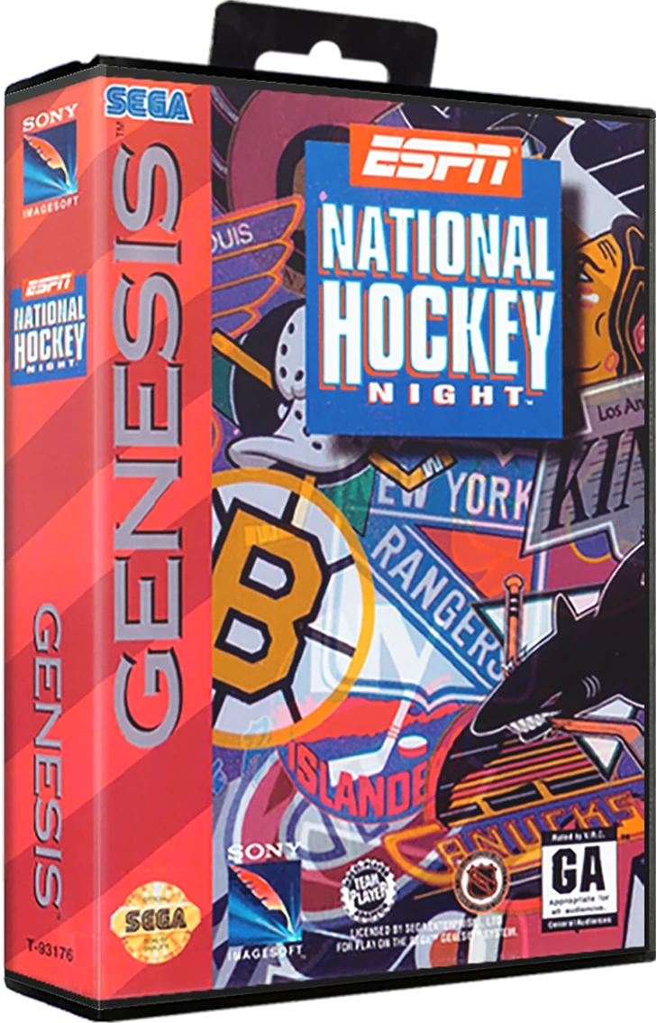 ESPN National Hockey Night box art