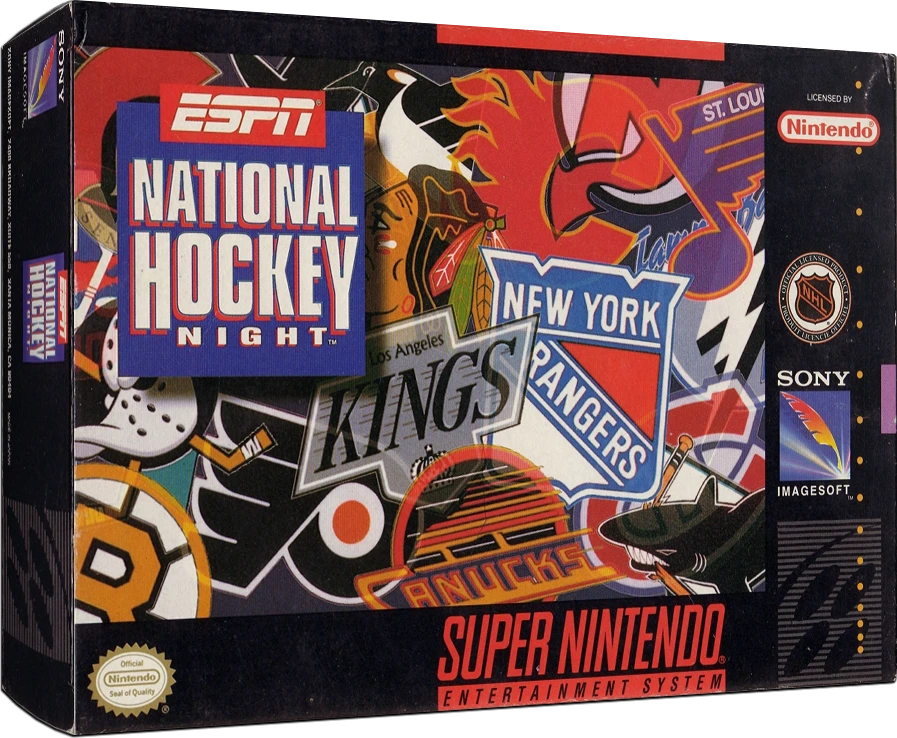 ESPN National Hockey Night box art