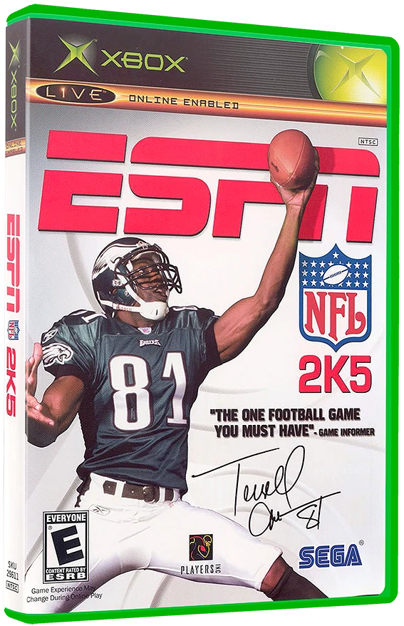 ESPN NFL 2K5 box art
