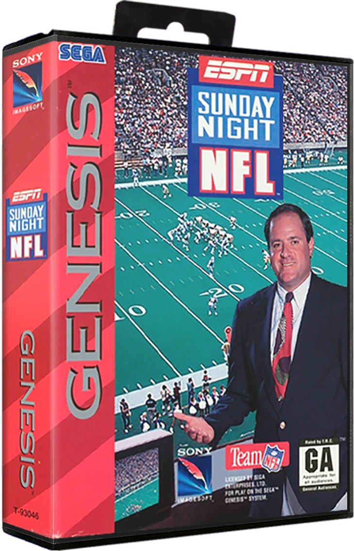 ESPN Sunday Night NFL box art