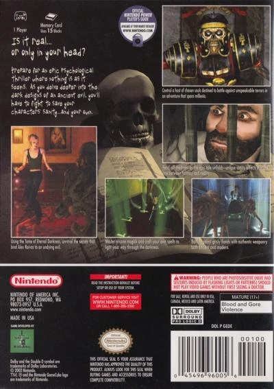 Eternal Darkness box art