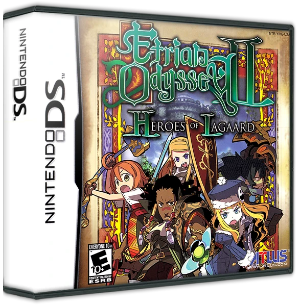 Etrian Odyssey II Heroes of Lagaard box art