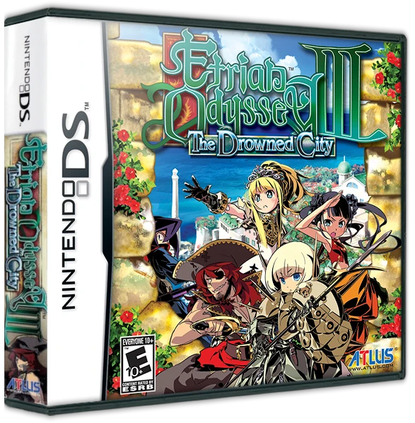 Etrian Odyssey III: The Drowned City box art