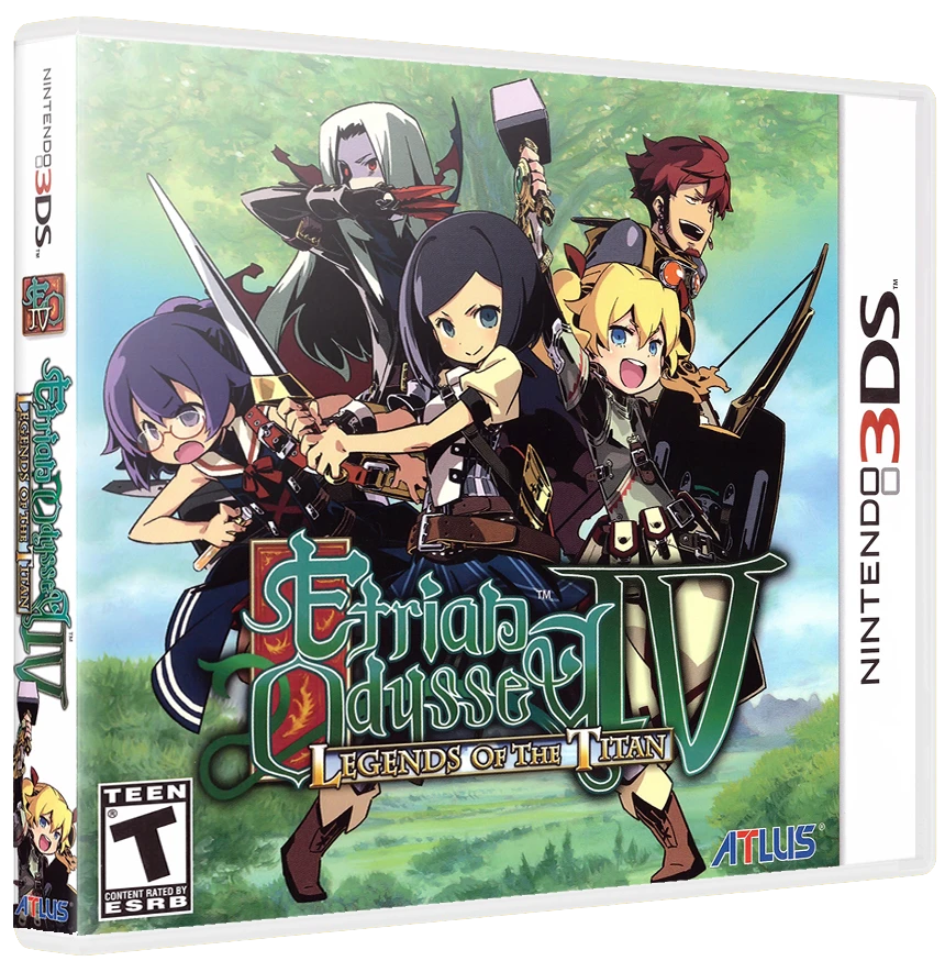 Etrian Odyssey IV: Legends Of The Titan box art