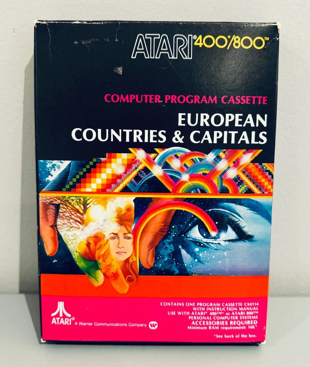 European Countries & Capitals box art