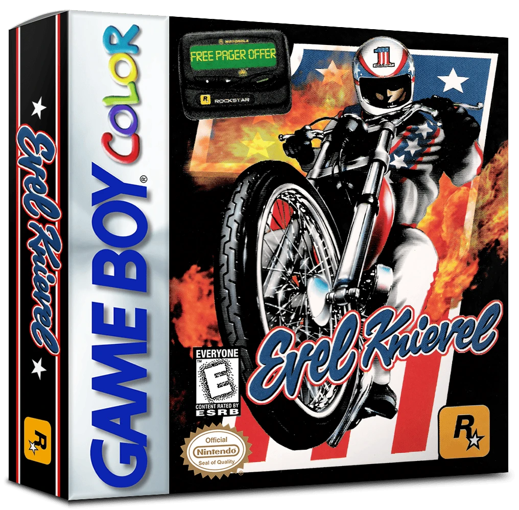 Evel Knievel box art