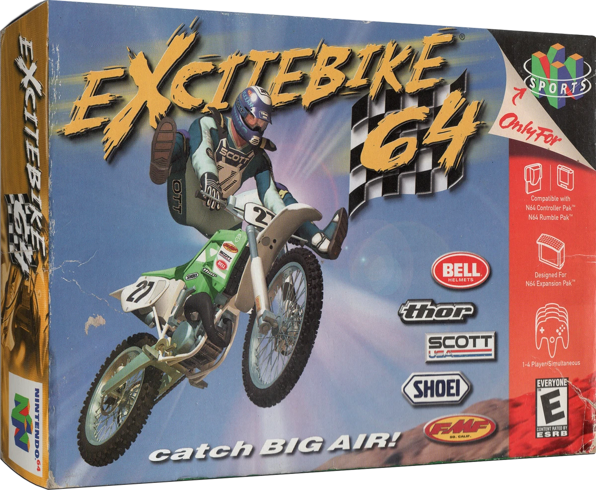 Excitebike 64 box art