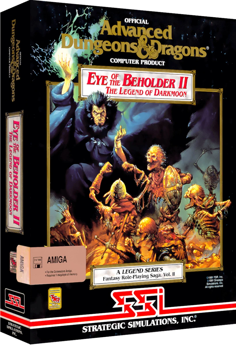 Eye of the Beholder II: The Legend of Darkmoon box art