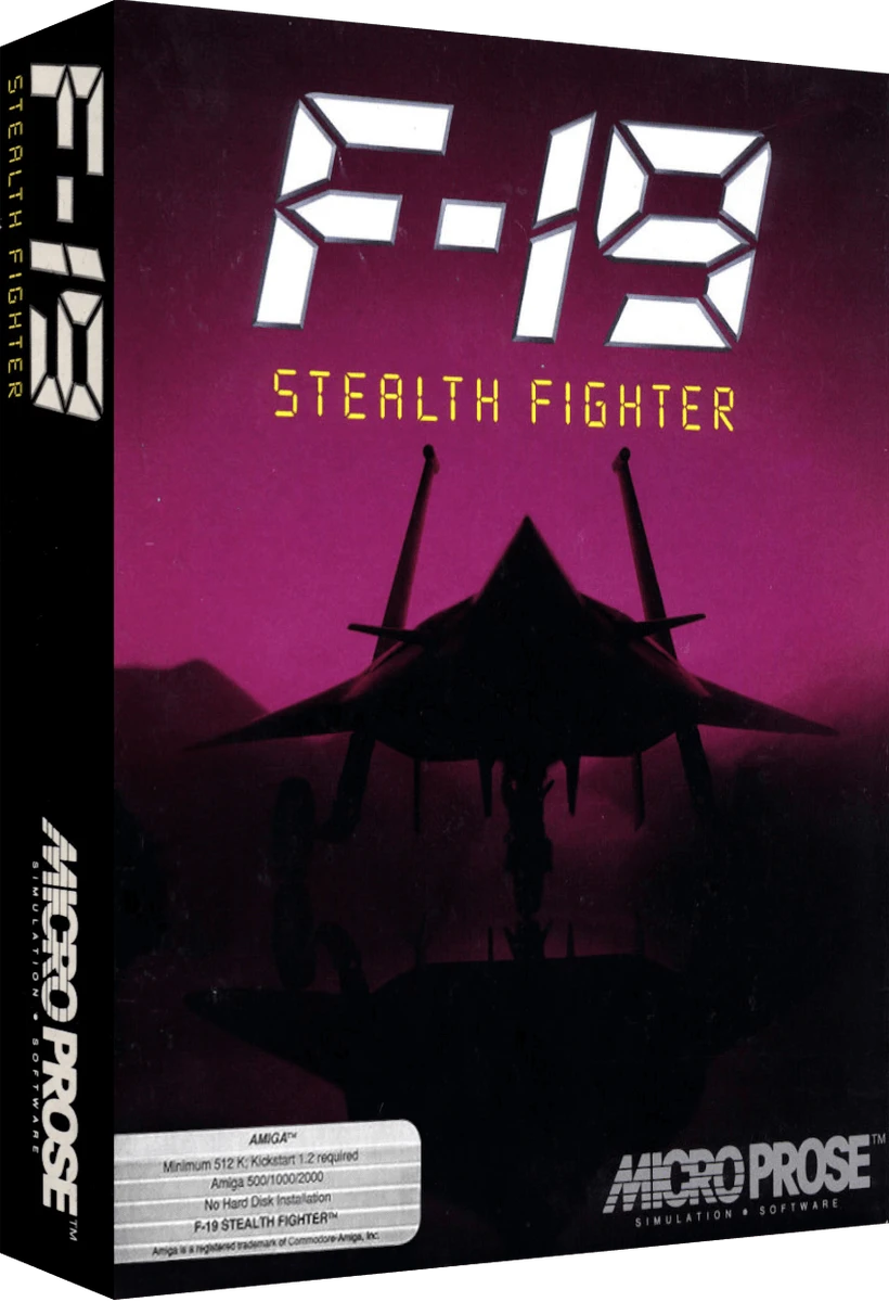 F-19 Stealth Fighter box art