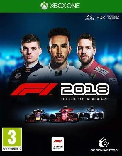 F1 2018 box art