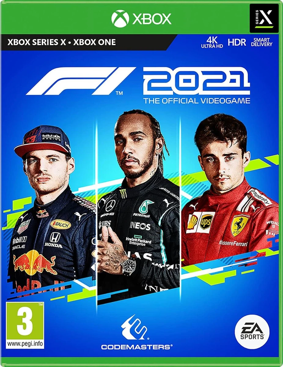 F1 2021 box art