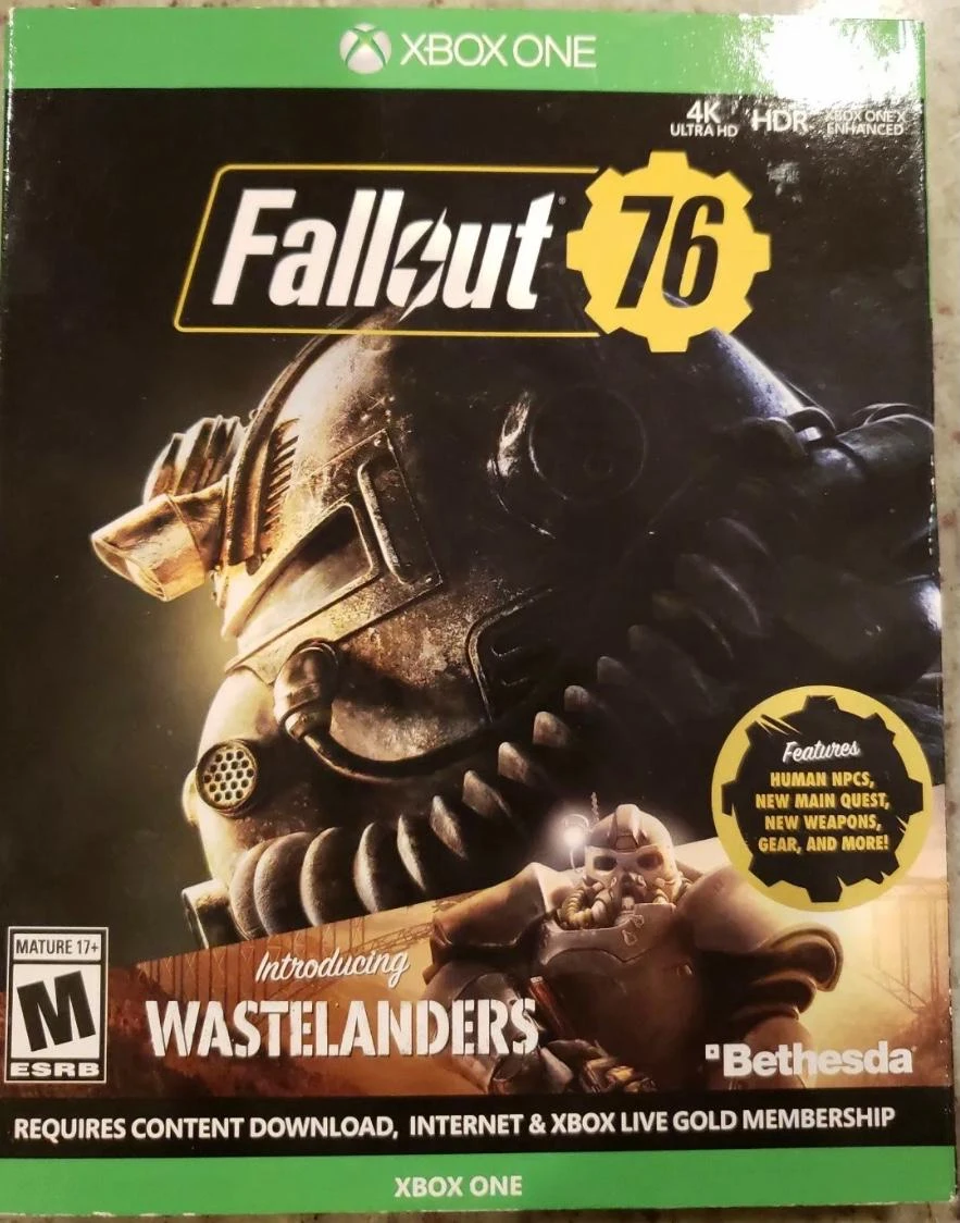Fallout 76: Wastelanders box art