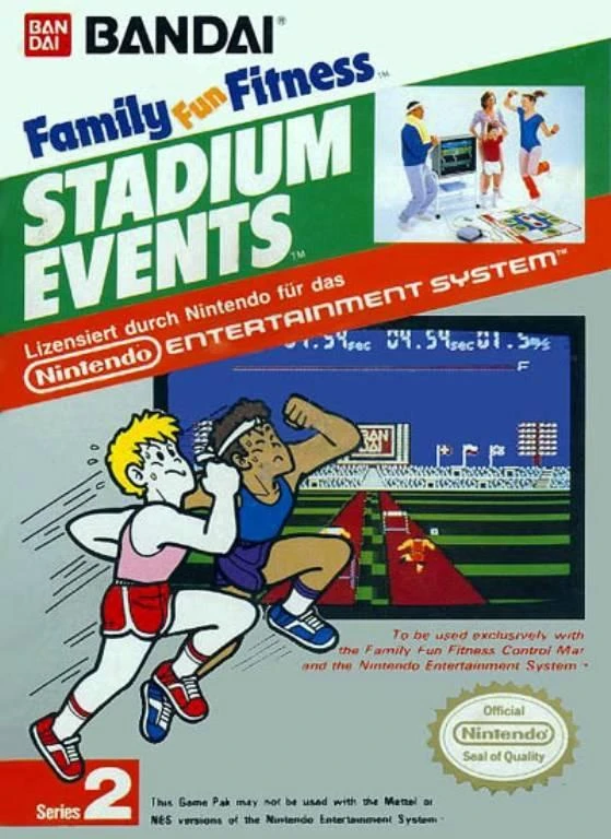 Family Fun Fitness Stadium Events box art