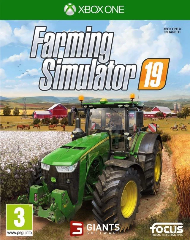 Farming Simulator 19 box art