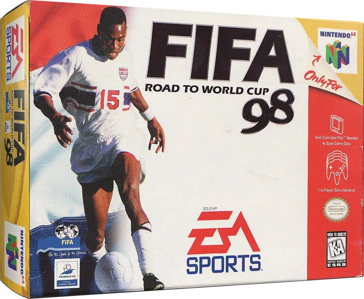FIFA Road to World Cup 98 box art