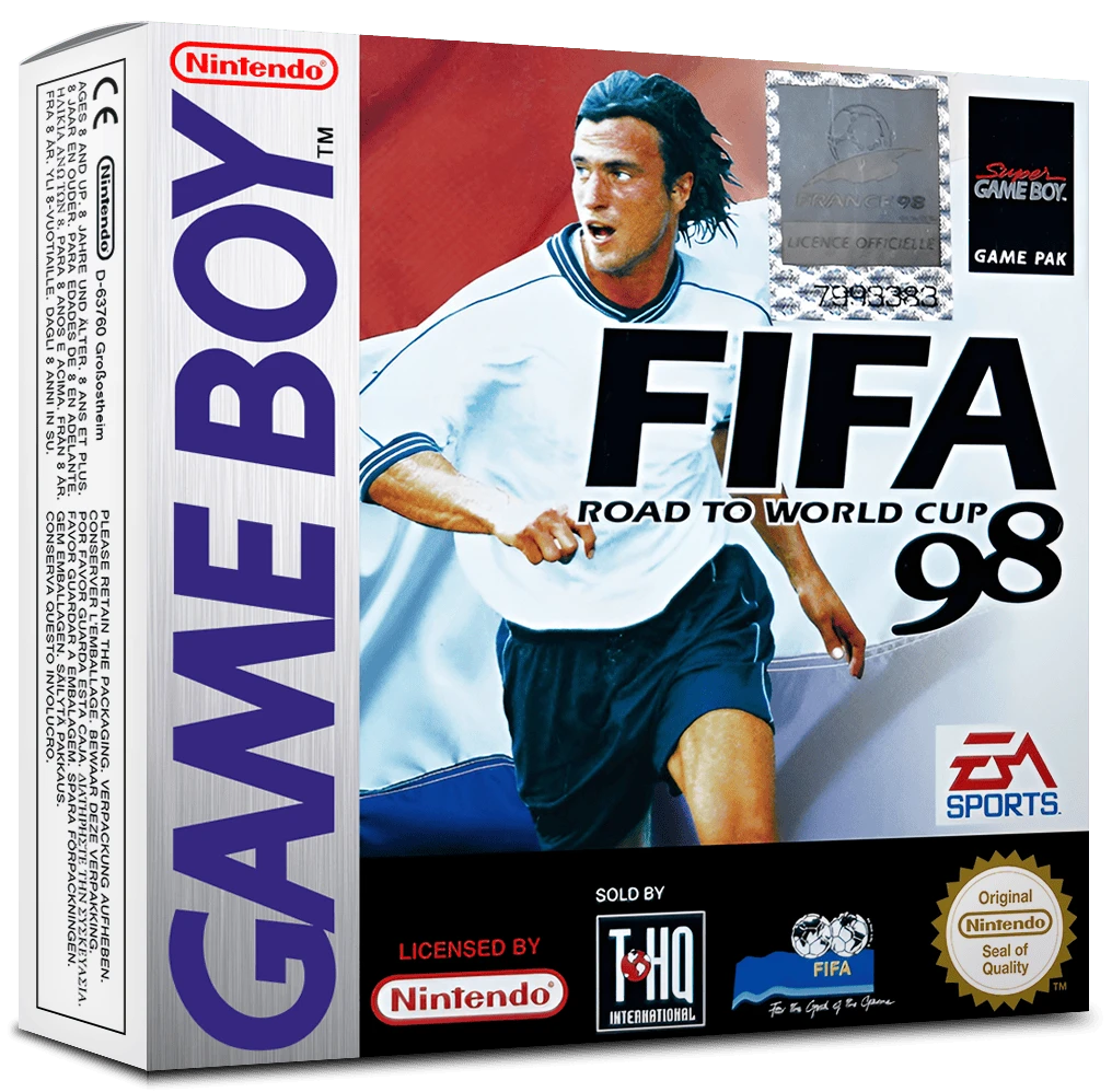 FIFA Road to World Cup 98 box art