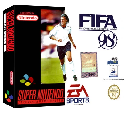 FIFA Road to World Cup 98 box art