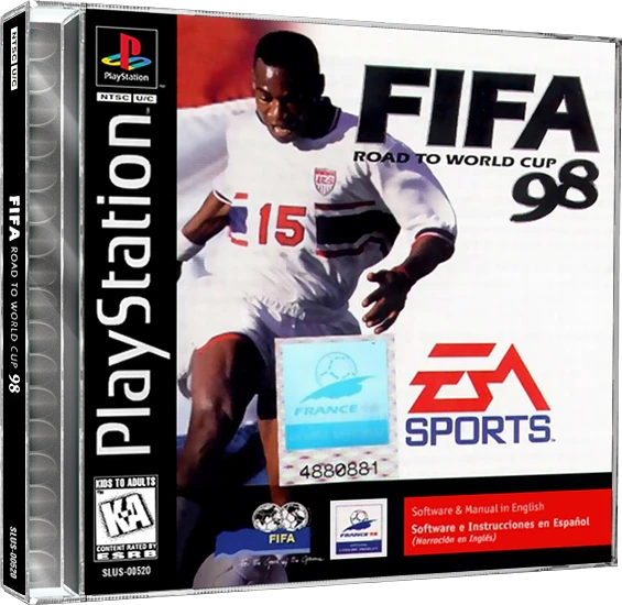 FIFA Road to World Cup 98 box art