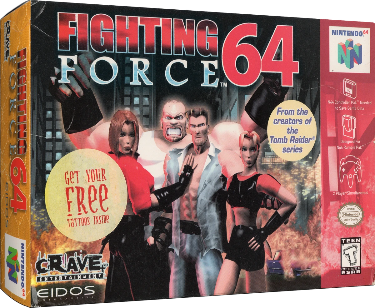 Fighting Force 64 box art
