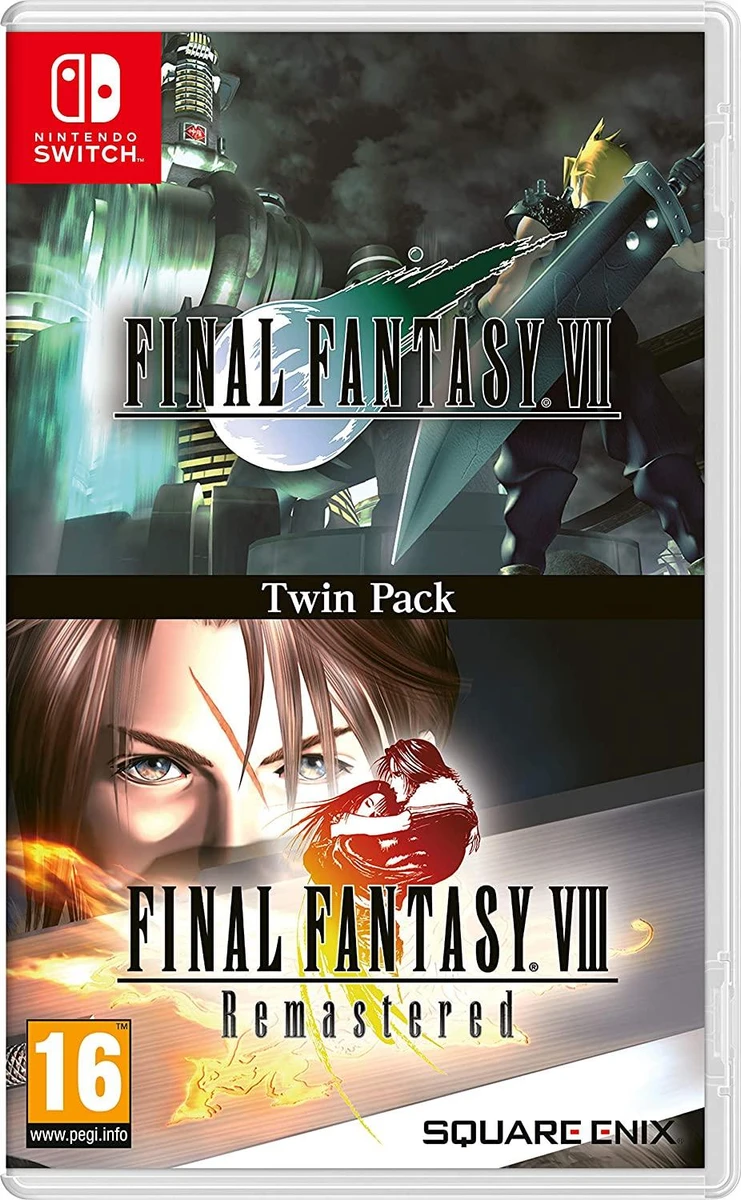 Final Fantasy VII & VIII Remastered Twin Pack box art