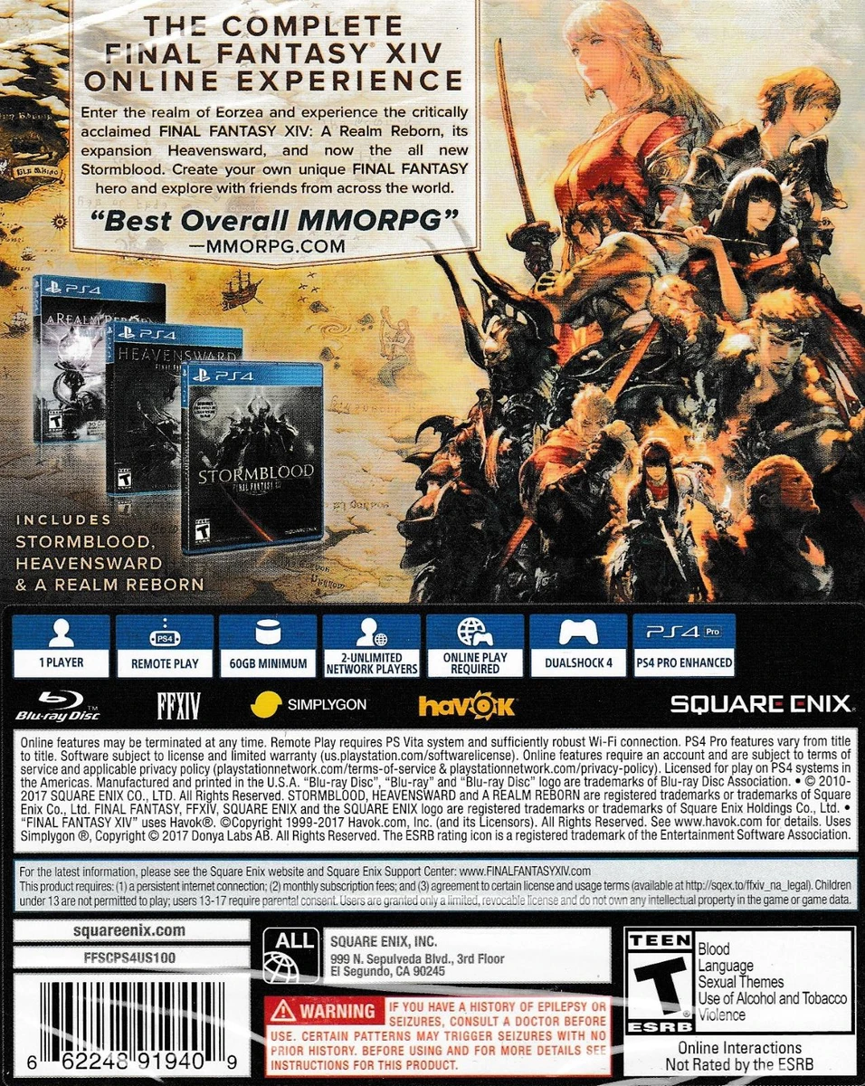 Final Fantasy XIV Online Complete Edition box art