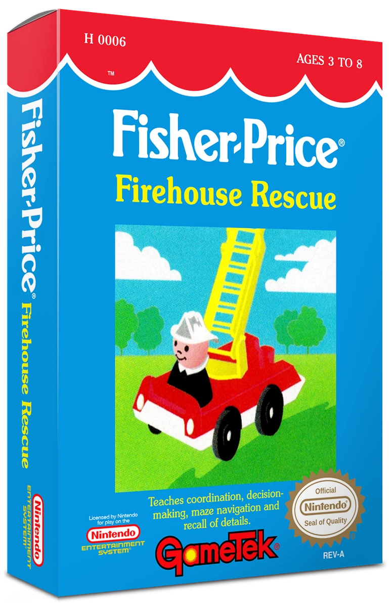 Fisher-Price Firehouse Rescue box art