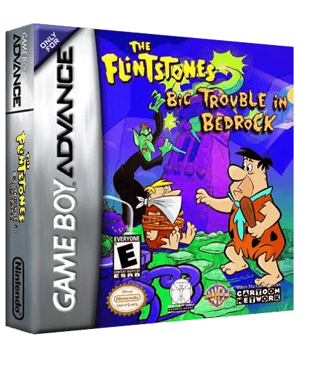 Flintstones Big Trouble in Bedrock box art