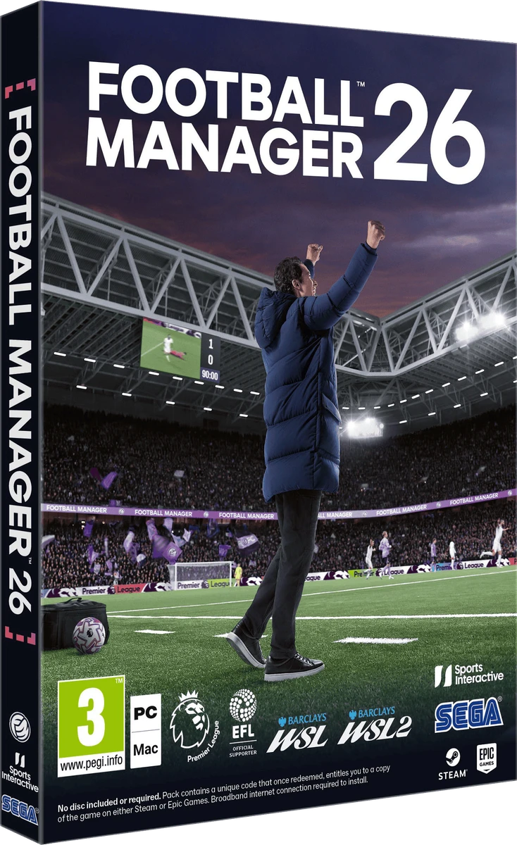 Football Manager 2026 box art