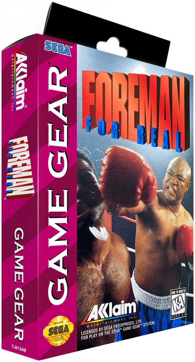 Foreman for Real box art