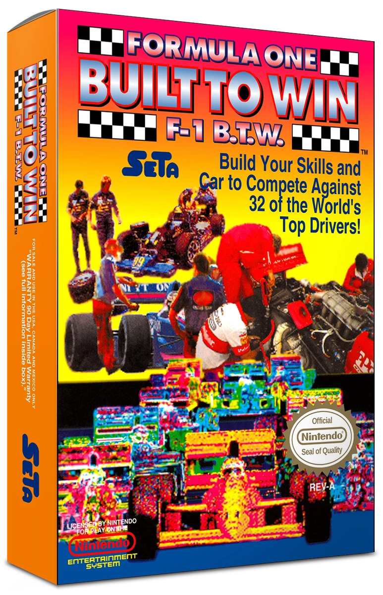 Formula One Built To Win box art