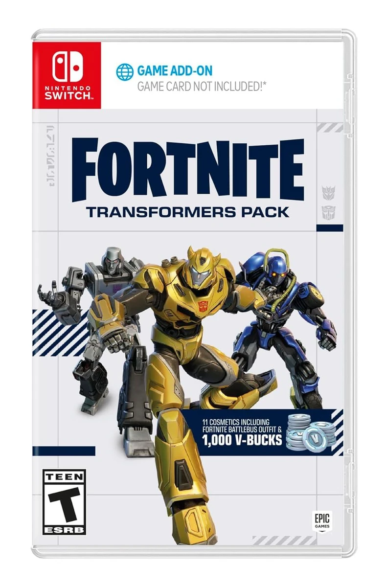 Fortnite Transformers Pack box art