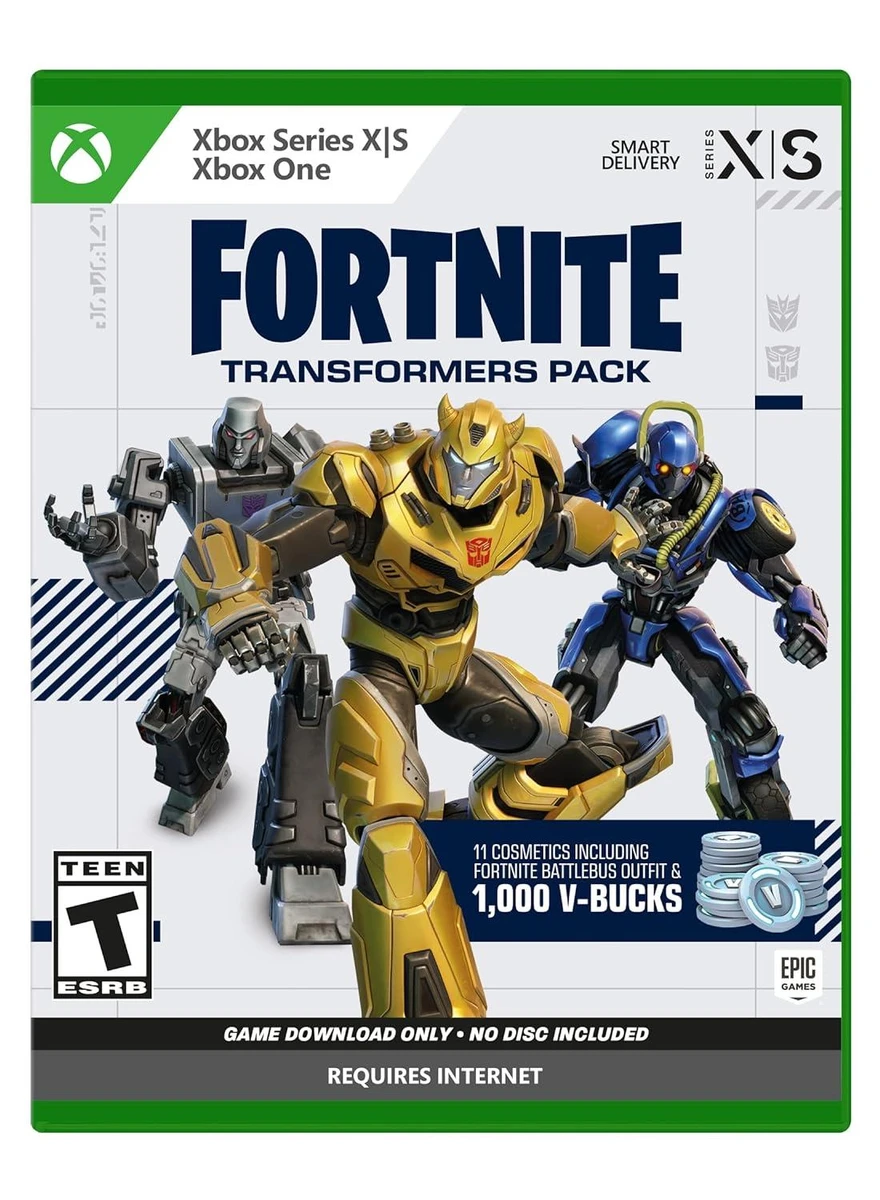 Fortnite Transformers Pack box art