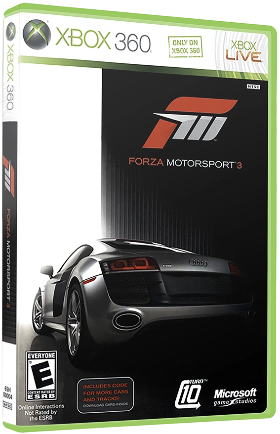 Forza Motorsport 3 box art