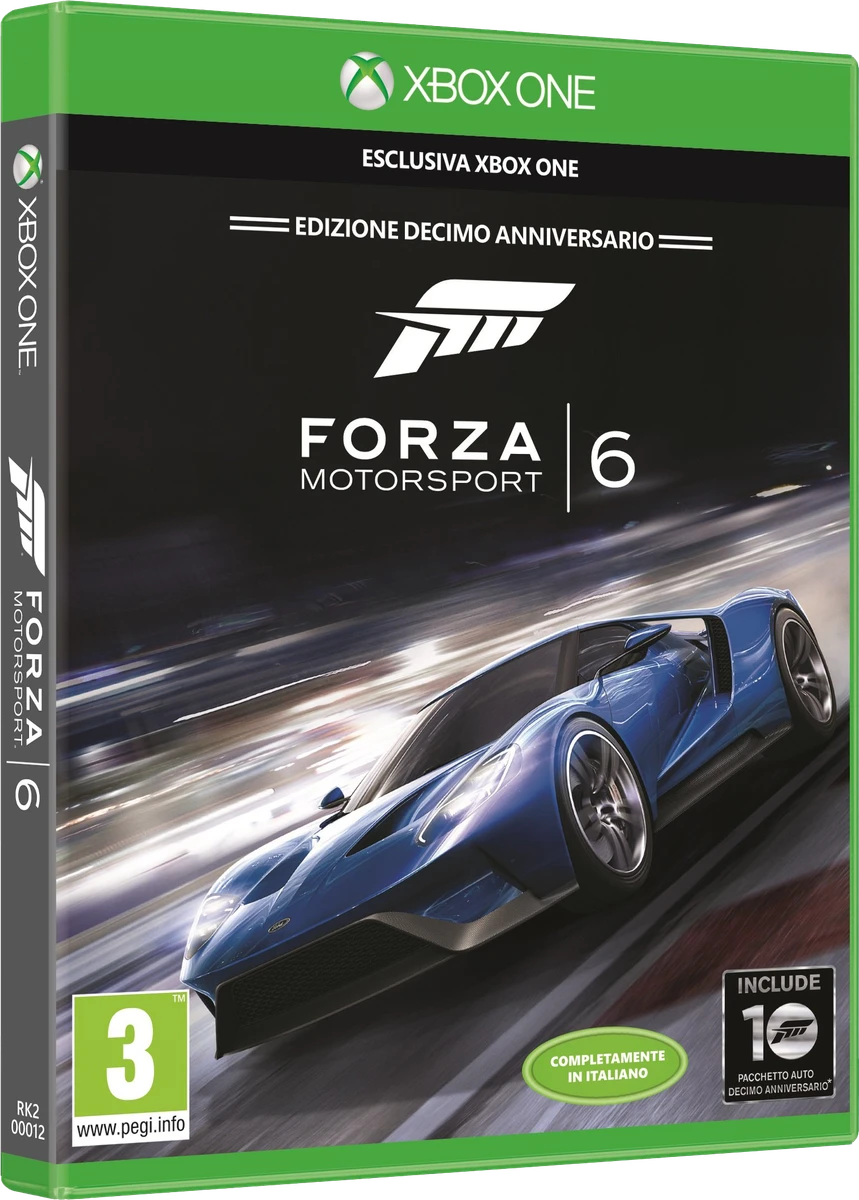 Forza Motorsport 6 box art