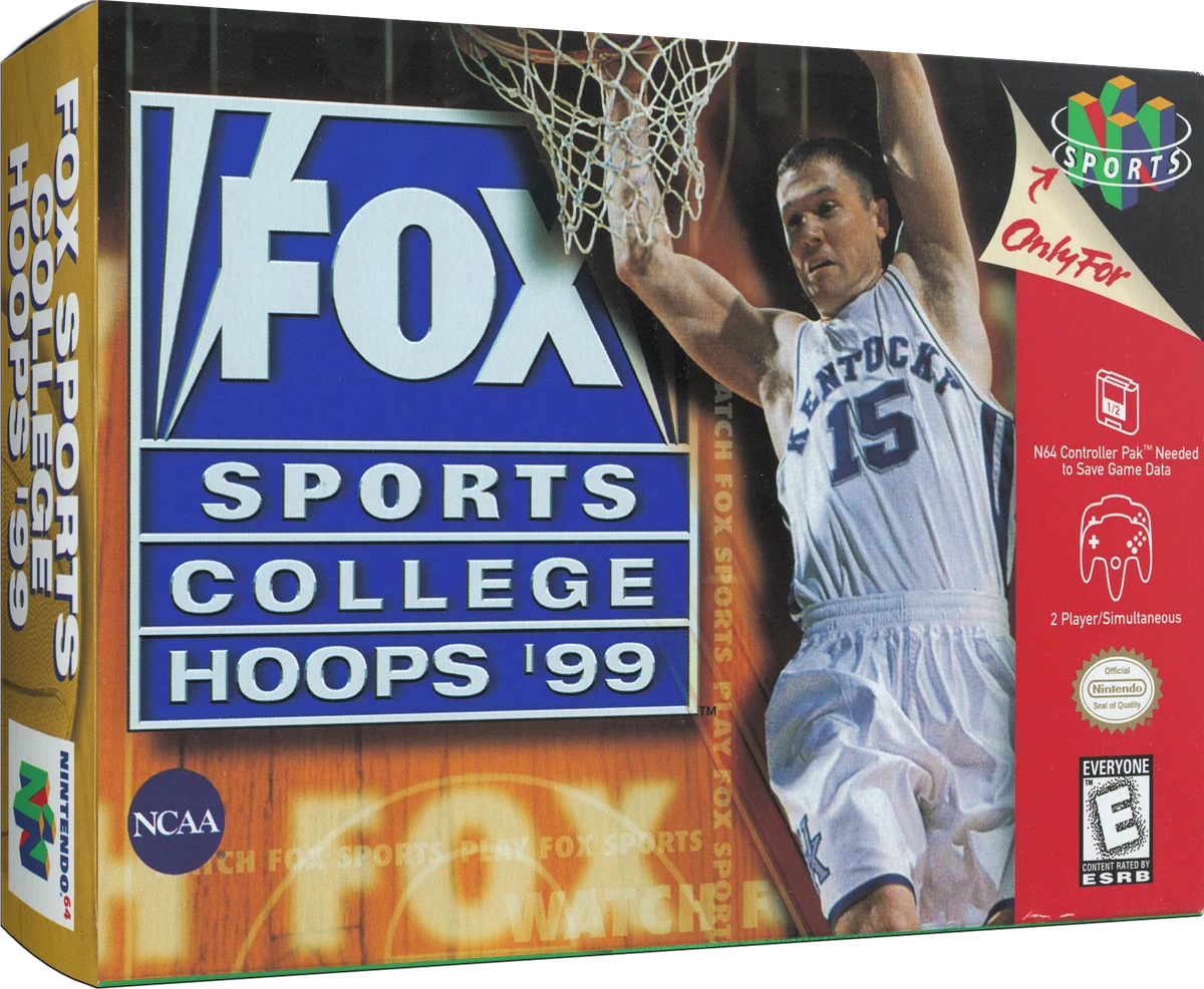 FOX Sports College Hoops '99 box art