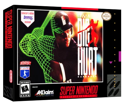 Frank Thomas Big Hurt Baseball box art