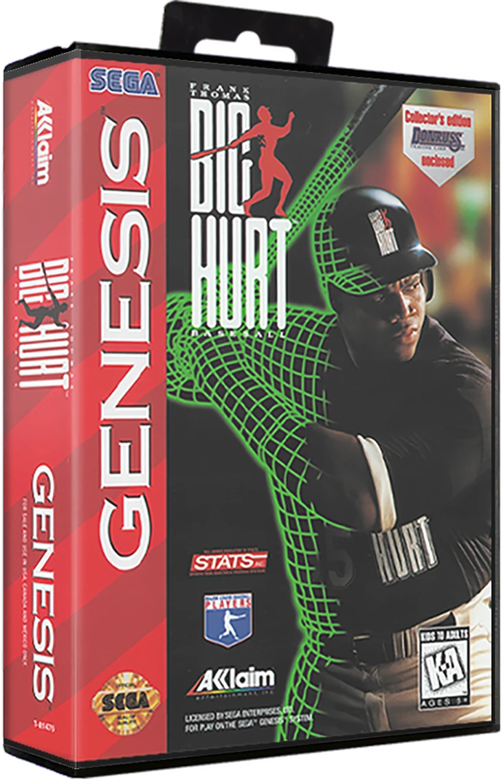Frank Thomas Big Hurt Baseball box art