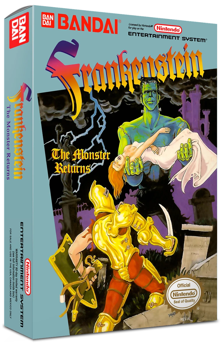 Frankenstein the Monster Returns box art