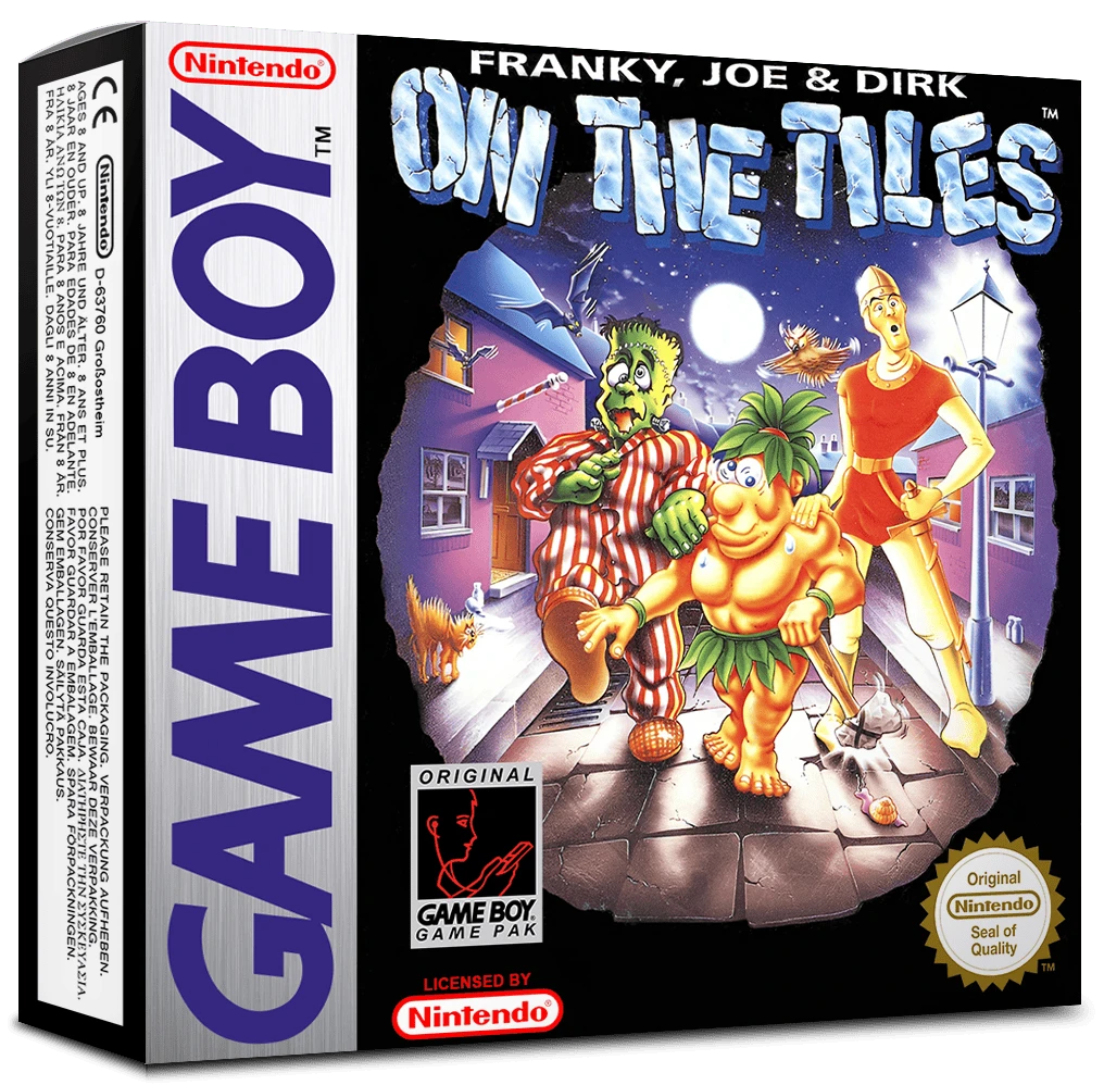 Franky, Joe & Dirk: On The Tiles box art