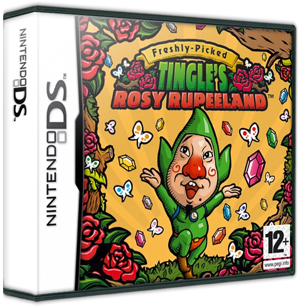 Freshly-Picked Tingle's Rosy Rupeeland box art