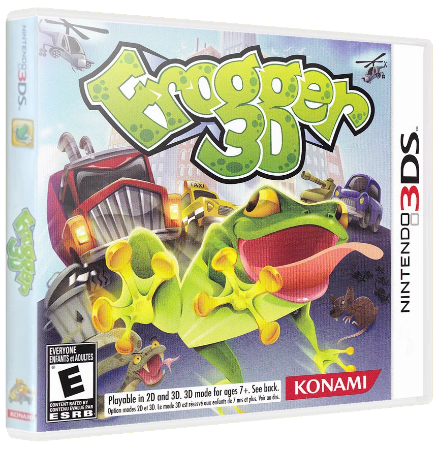 Frogger 3D box art
