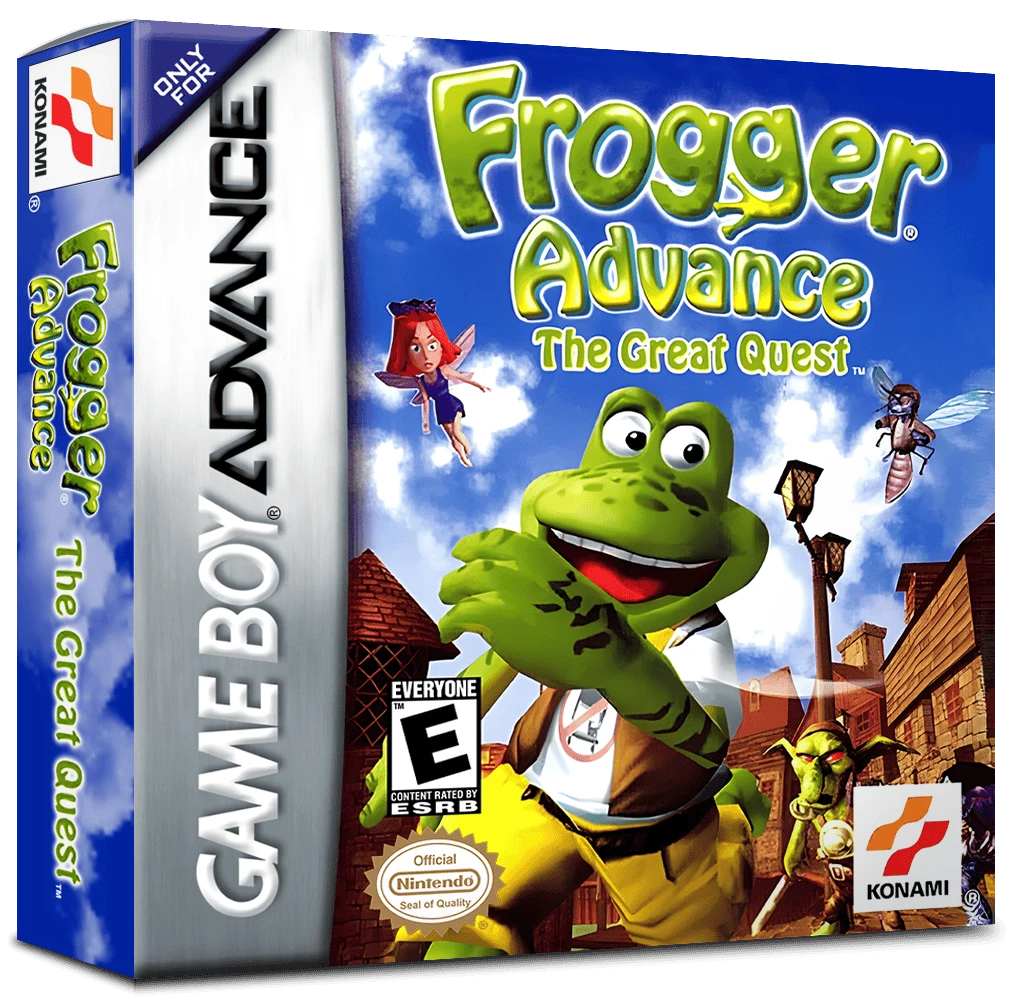 Frogger Advance: The Great Quest box art