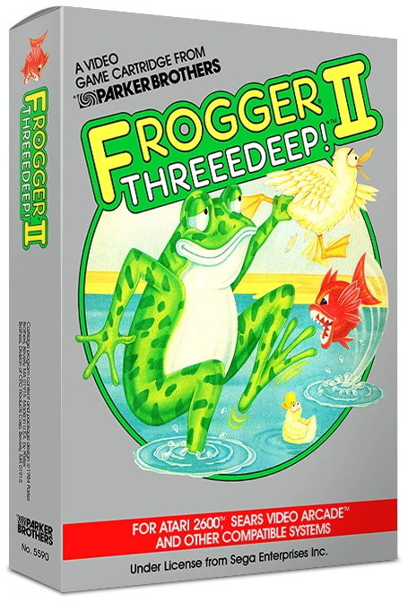 Frogger II: Threedeep box art