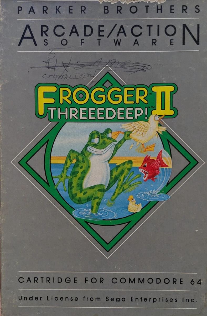Frogger II: Threedeep box art