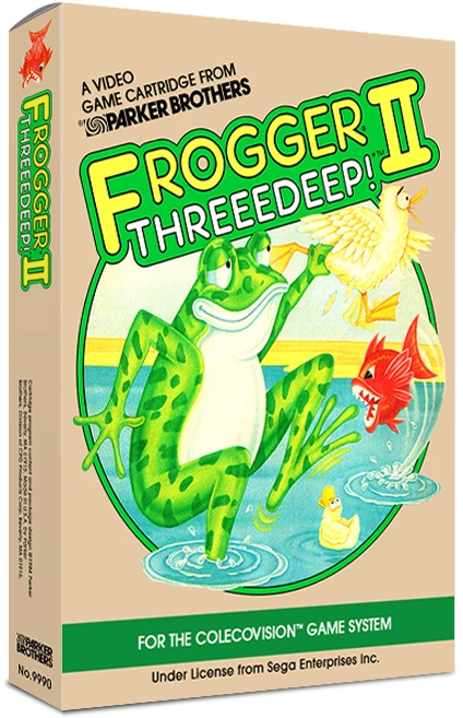 Frogger II: Threedeep [Telegames] box art