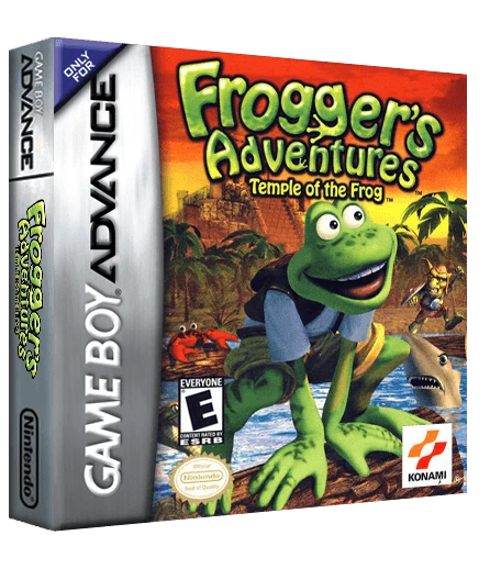 Frogger's Adventures: Temple of the Frog box art