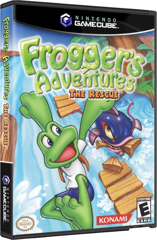 Frogger's Adventures The Rescue box art